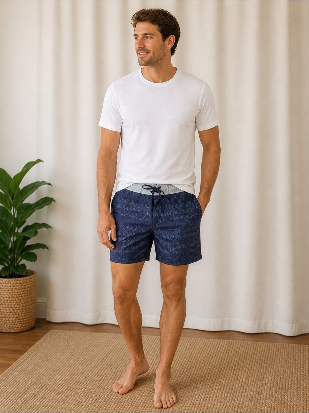 Men’s Hurley board swim shorts size 36, READ